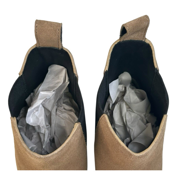 Rag & Bone Joni Camel Suede Chelsea Boots Booties Size EU 38 US 8 New $498 - Picture 8 of 12